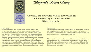 Sheepscombe History Society