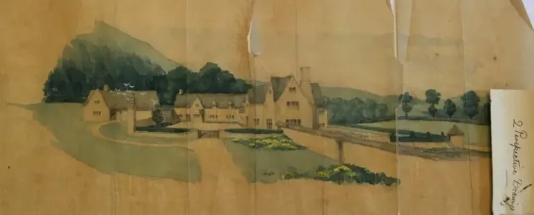One of Gimson’s original designs for Drakestone House