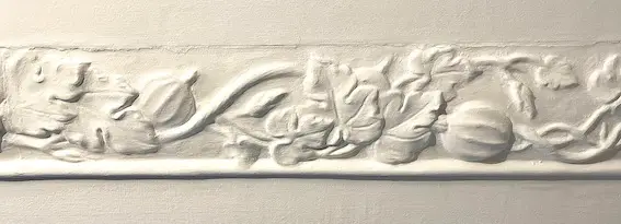 A section of the moulding described above