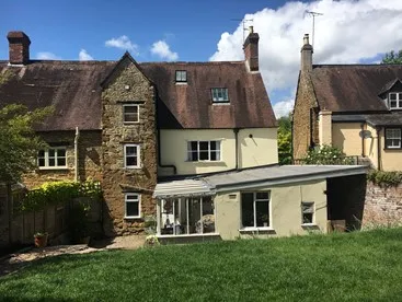 Picture of rear of Overend Cottage taken in 2016